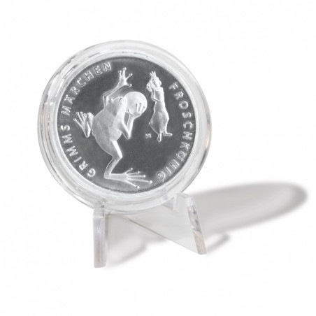 Socles pour présenter des monnaies - Taille XS - H26mm x L21mm - Paquet de 5 Unités
