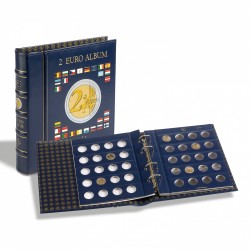 Classeur Vista 2 Euro - livré avec 4 feuilles - Ref 341017