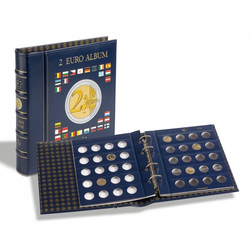 Classeur Vista 2 Euro - livré avec 4 feuilles - Ref 341017