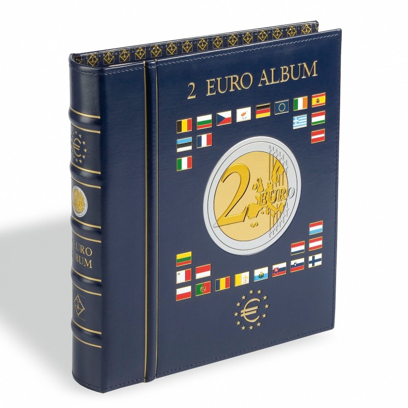 Classeur Vista 2 Euro - livré avec 4 feuilles - Ref 341017