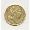 Louis XVIII - 20 Francs Or - 1817 Q Perpignan - Buste nu - TTB+