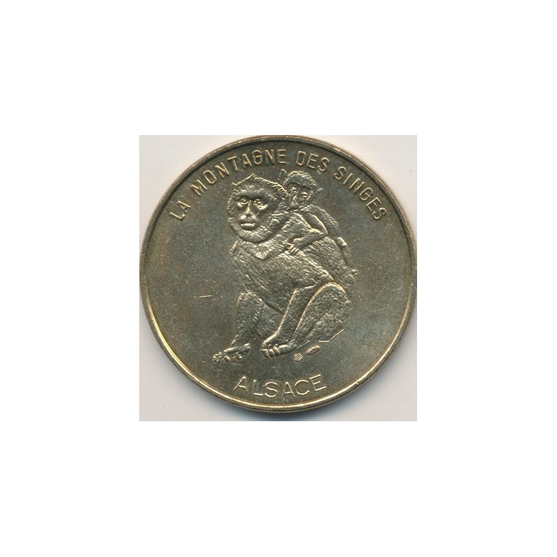 Dept67 - la montagne des singes N°1 - face simple - 1999