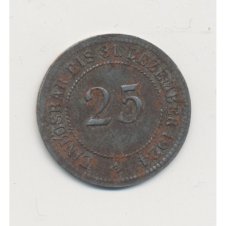 Allemagne - 25 Pfeninnig 1924 - Anhalt - TTB