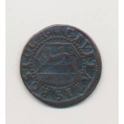Allemagne - 3 Pfennig 1750 R - Rostock - cuivre - TB+ 2