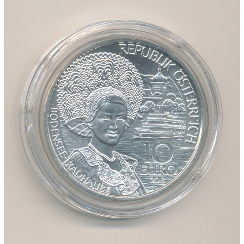 Autriche - 10 Euro 2013 - Vorarlberg - argent - FDC