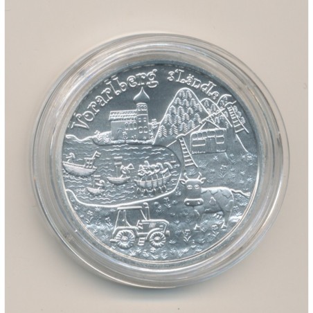 Autriche - 10 Euro 2013 - Vorarlberg - argent - FDC