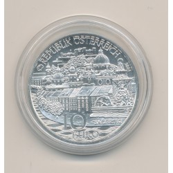 Autriche - 10 Euro 2014 - Mozart Salzbourg - argent - FDC