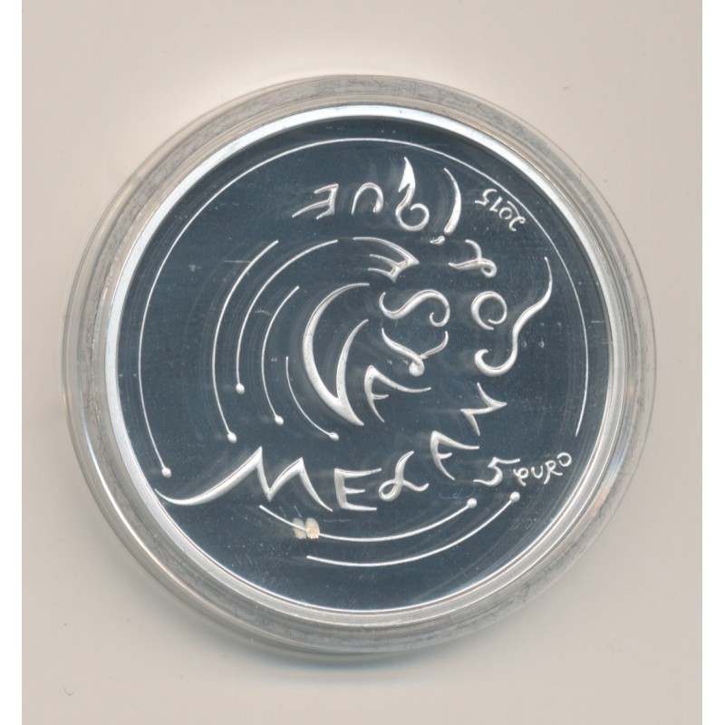 Lettonie - 5 Euro 2015 - mélancolique - argent - FDC