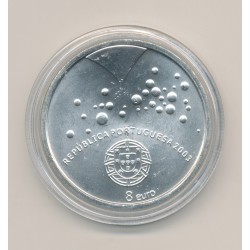 Portugal - 8 Euro 2003 - Euro 2004 - argent - FDC 2