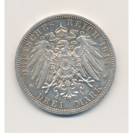 Allemagne - Prusse - 3 Mark - 1914 A - SUP