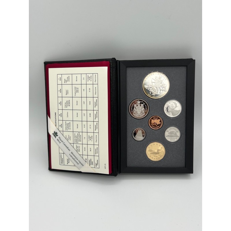 Canada - Coffret 7 Monnaies - 1990 - Proof set