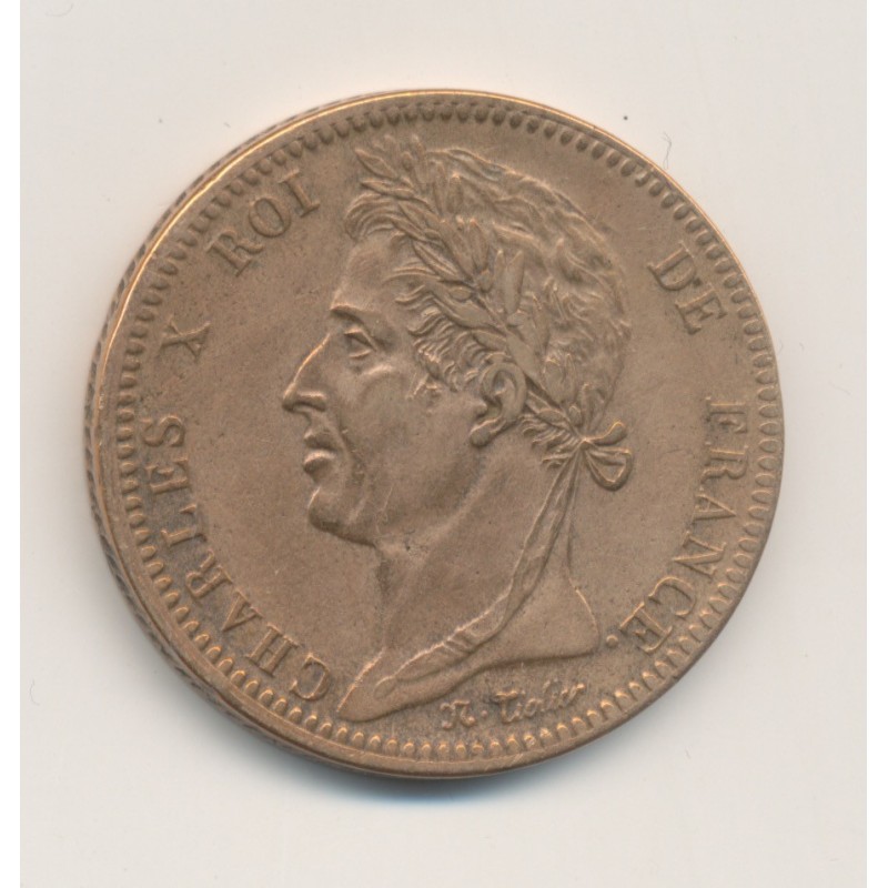 Colonies générales - 10 centimes 1828 A Paris - Charles X - TTB