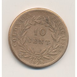 Colonies générales - 10 centimes 1828 A Paris - Charles X - TTB 2