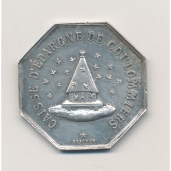 Jeton - Caisse d'épargne Coulommiers - argent 12g - SUP 2