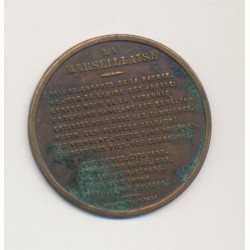 Médaille - la marseillaise - 29mm - TTB