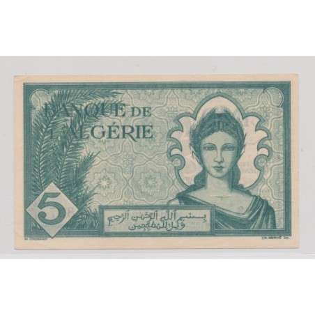 Algérie - 5 Francs - 16.11.1942 - TTB+