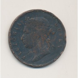 Straits settlements - 1 Cent 1873 - Victoria - Colonies asie sud est - cuivre - TB 2
