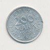 Allemagne - 200 Mark - 1923 G Karlsruhe - alu - TTB+
