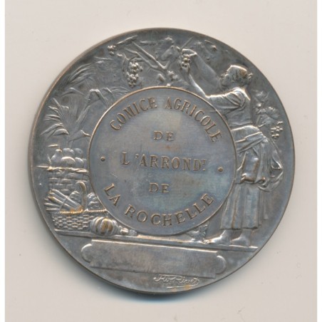 Médaille - Comice agricole La Rochelle - bronze - 50mm - TTB+