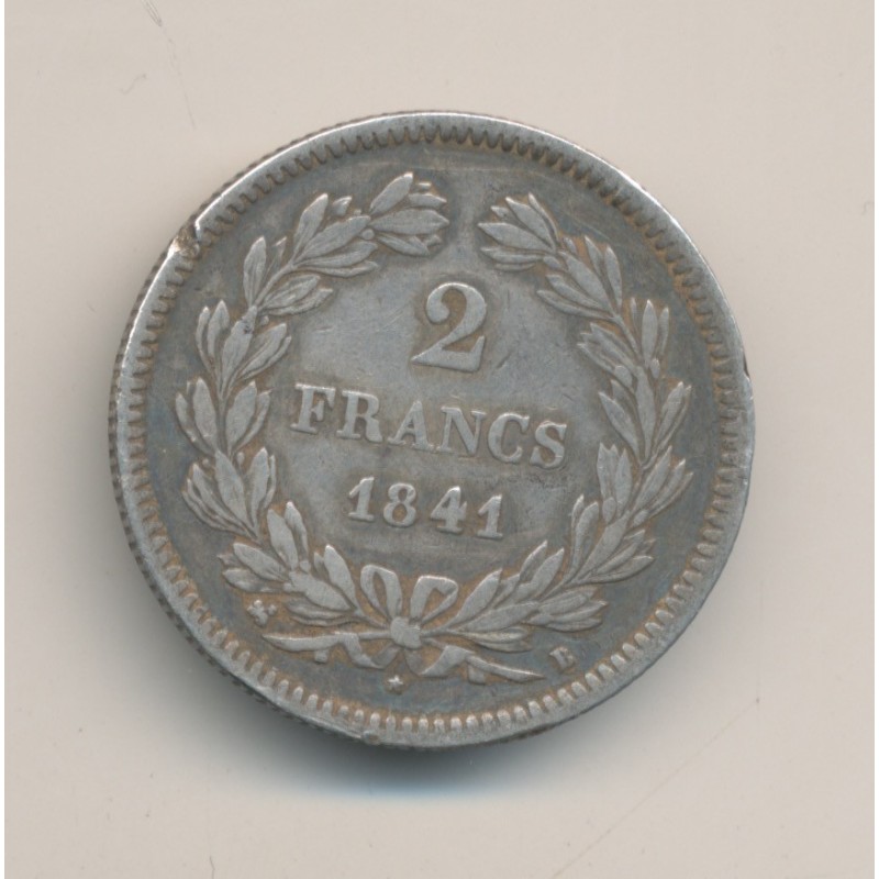 Louis philippe I - 2 Francs - 1841 B Rouen - TB+
