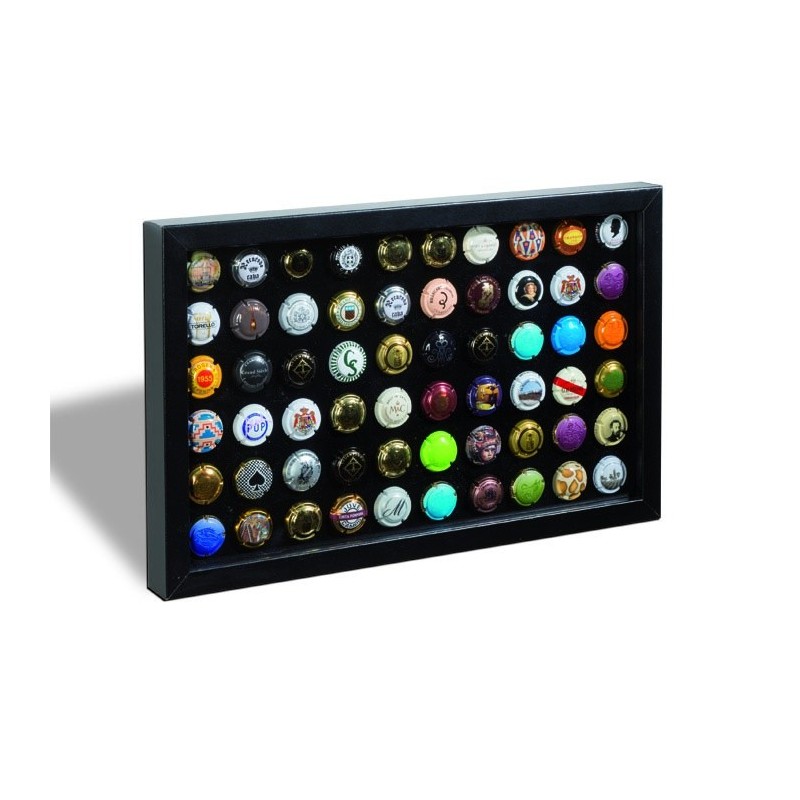 Vitrine pour 60 Muselets champagne