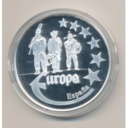 Medaille Europa - 1998 - Espagne - Monuments - argent - FDC