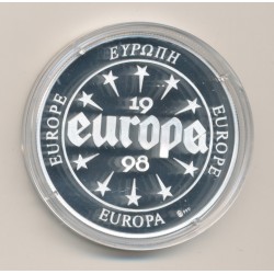 Medaille Europa - 1998 - Espagne - Monuments - argent - FDC 2