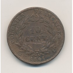 Colonies générales - 10 centimes 1841 A - Louis Philippe I - TB 2