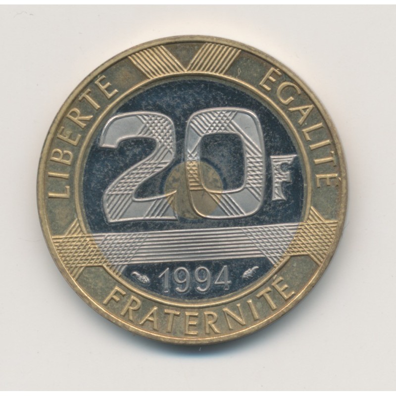 20 Francs Mont st michel - 1994 Belle épreuve - SPL