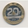20 Francs Mont st michel - 1994 Belle épreuve - SPL
