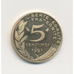 5 Centimes Marianne - 1997 3 Plis - Belle épreuve
