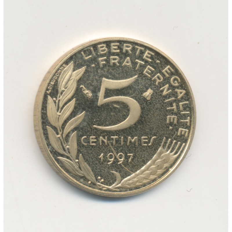 5 Centimes Marianne - 1997 3 Plis - Belle épreuve
