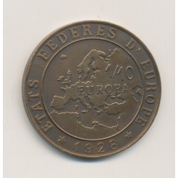 1/10 Europa 1928 - Louis Pasteur - bronze alu - TTB 2