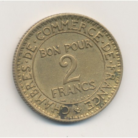 2 Francs Chambre de commerce - 1923 - TTB+