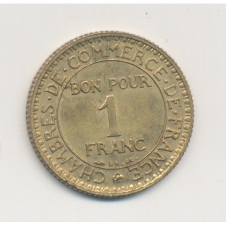 1 Franc Chambre de commerce - 1924 - SUP