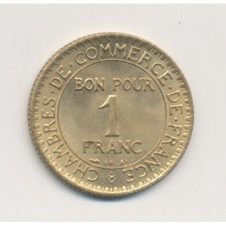 1 Franc Chambre de commerce - 1923 - SPL