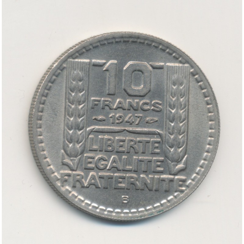 10 Francs Turin - 1947 B - petite tête - SUP+