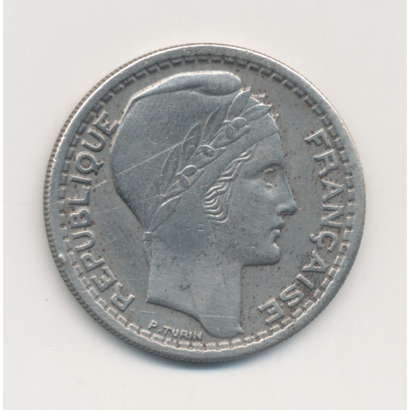 10 Francs Turin - 1945 - rameaux courts - TTB