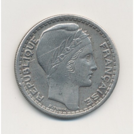 10 Francs Turin - 1945 - rameaux courts - TTB
