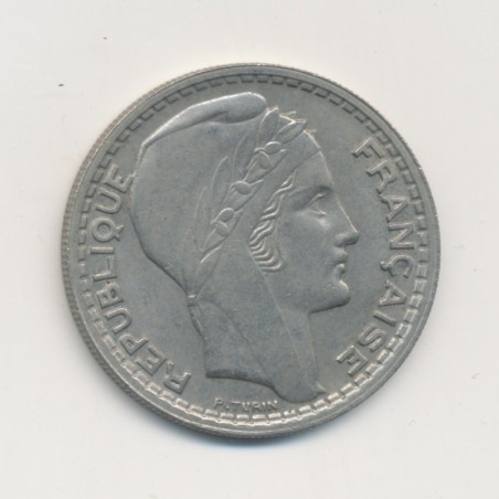 10 Francs Turin - 1947 - Grosse tête - Rameaux courts - SUP+