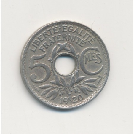 5 Centimes Lindauer - 1920 - Petit module - TTB