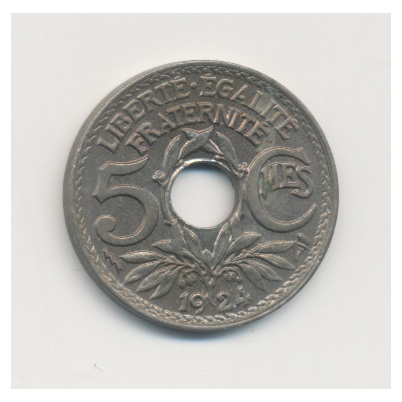 5 Centimes Lindauer - 1924 Poissy - Petit module - SUP+