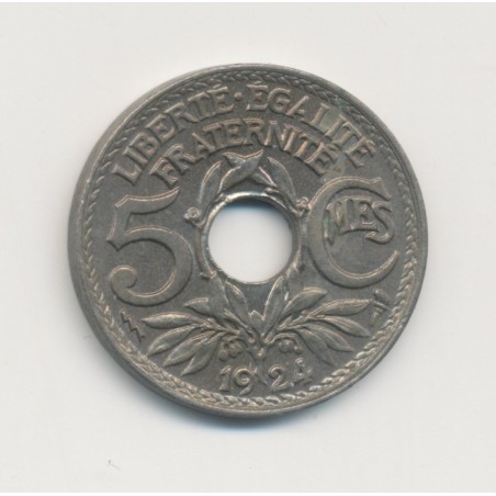 5 Centimes Lindauer - 1924 Poissy - Petit module - SUP+