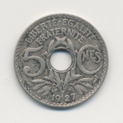5 Centimes Lindauer - 1927 - Petit module - TB+