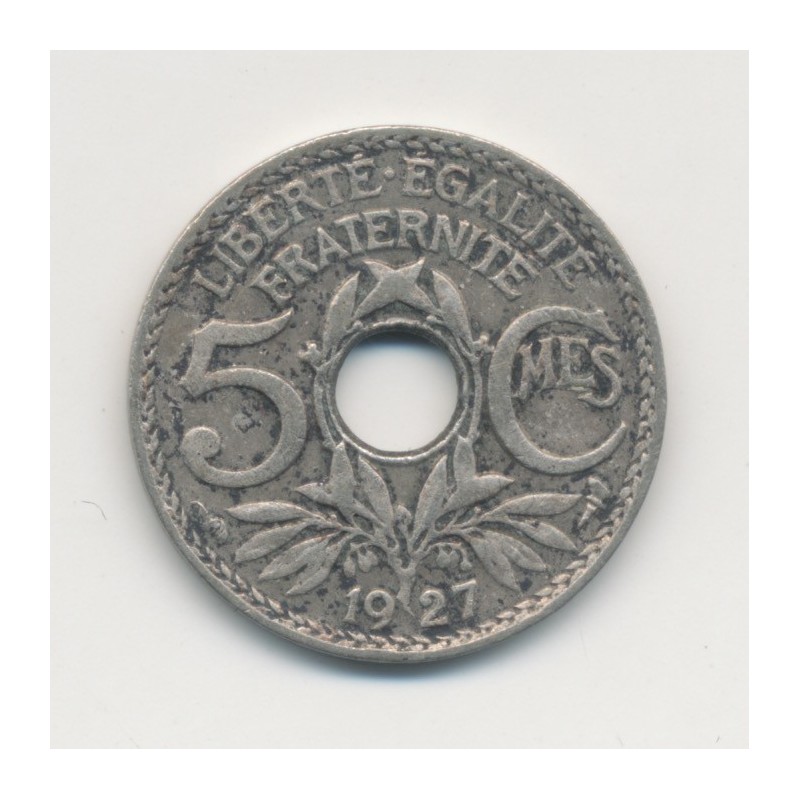 5 Centimes Lindauer - 1927 - Petit module - TB+