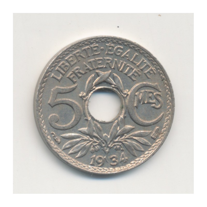 5 Centimes Lindauer - 1934 - Petit module - SUP+