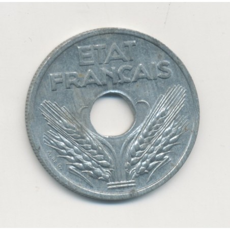 10 Centimes État Français - 1941 - Grand module - zinc - SUP+