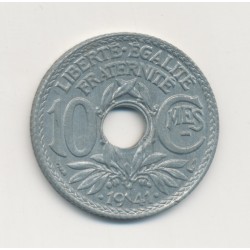 10 Centimes Lindauer - 1941 point avant et après date - Cmes soulignée - zinc - SUP+