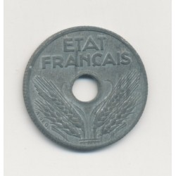 10 Centimes État Français - 1944 - Petit module - zinc - TTB+ 2