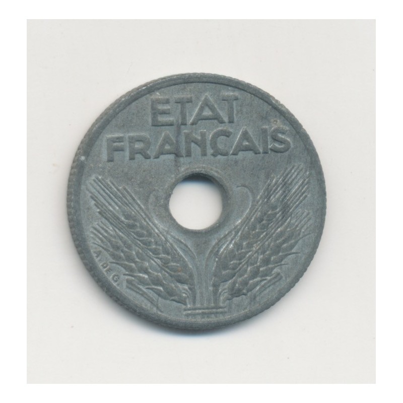10 Centimes État Français - 1944 - Petit module - zinc - TTB+